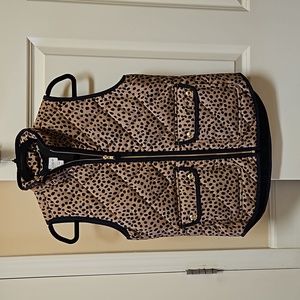 Leopard J Crew vest, size XXS, $30
